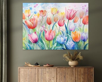 Tulipes | Tulipes sur Blikvanger Schilderijen