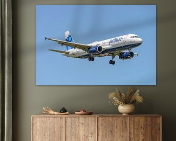 JetBlue Airways Airbus A320 passagiersvliegtuig. van Jaap van den Berg