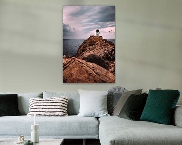 Lighthouse on the peninsula of La Revellata by Thomas Heitz