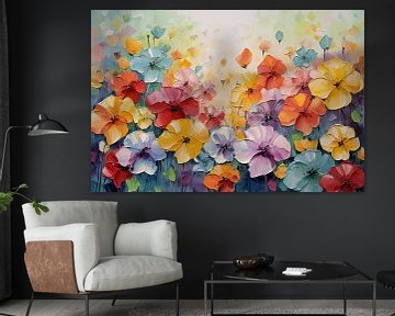 Farbige Blumen von Bert Nijholt