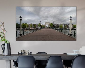 Magere brug in Amsterdam van Peter Bartelings