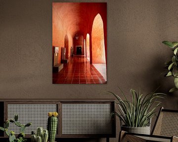 cloister in earth tones by Kris Ronsyn