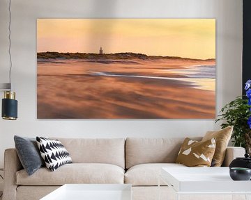 A stormy evening on the North Sea beach by Friedhelm Peters