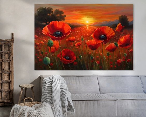 Example of the artwork in a room