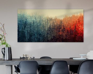 Abstract forest by Imagine