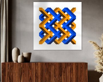 impossible geometric wickerwork-2 by Grafiekus