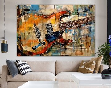 Guitar abstract by Imagine