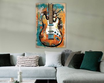 Gitaar abstract van Imagine