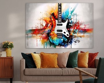 Gitaar abstract van Imagine