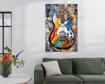 Gitaar abstract van Imagine