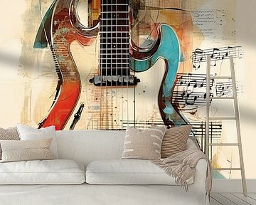 Gitaar abstract van Imagine