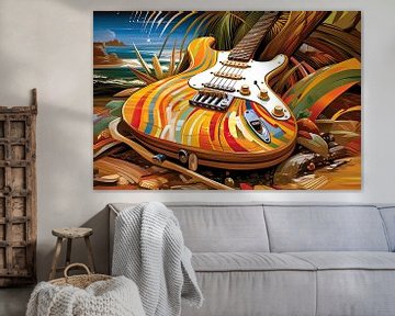 Gitaar abstract van Imagine