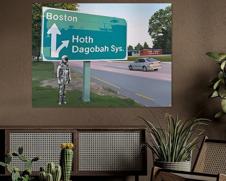 Example of the artwork in a room