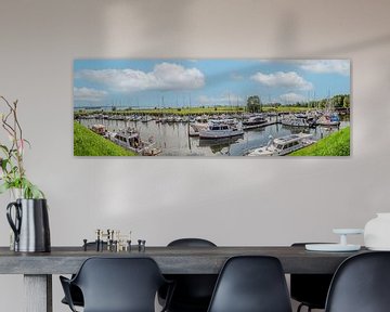 Gemeentehaven Willemstad Brabant (panorama, HQ) sur Fotografie Jeronimo