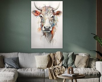 Cows Painting by De Mooiste Kunst