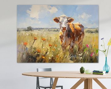 Cow by Wonderful Art