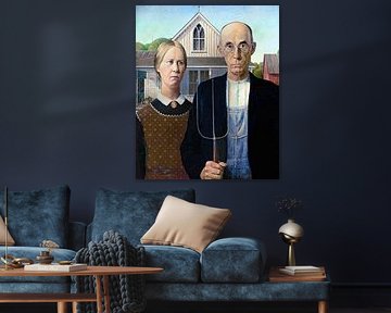 Grant Wood, American Gothic (Grant Wood) by Art Market