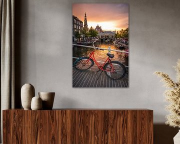 Leiden - Fiets op de sint sebastiaanbrug (0036) van Reezyard