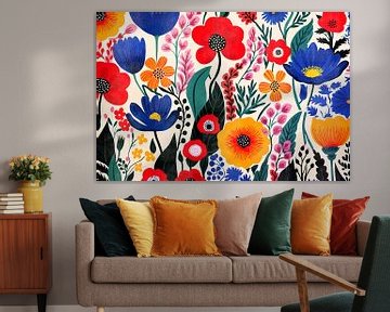 Colourful flowers V by Whale & Sons