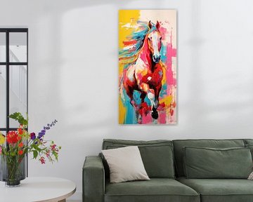 Paard Neon van De Mooiste Kunst