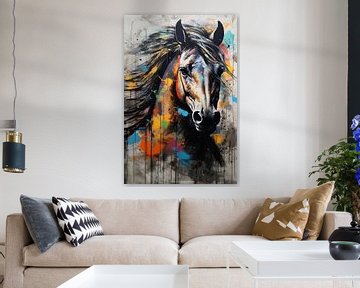 Horse Portrait by Wonderful Art