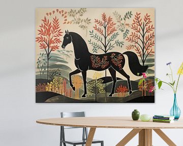 Peinture du cheval sur Art Merveilleux