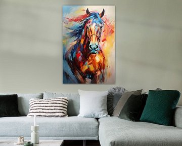 Pferdeporträt von Wunderbare Kunst