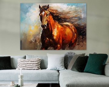 Peinture du cheval sur Art Merveilleux