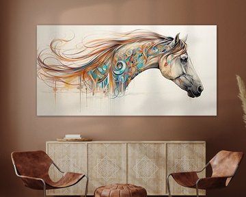 Peinture de chevaux sur Art Merveilleux