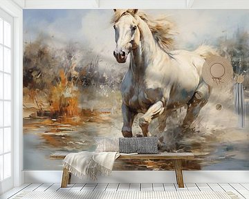 Pferd & Kunst von Wunderbare Kunst