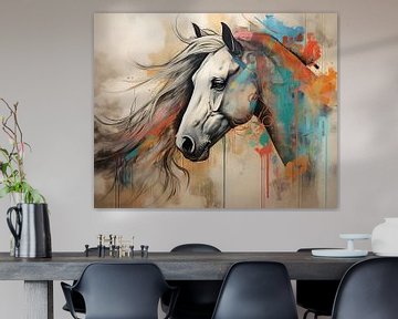 Abstract Paard van De Mooiste Kunst