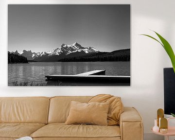 Riser of Maligne Lake by Eline Huizenga