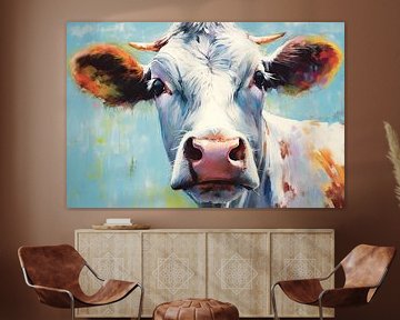 Portrait of a cow by Bert Nijholt