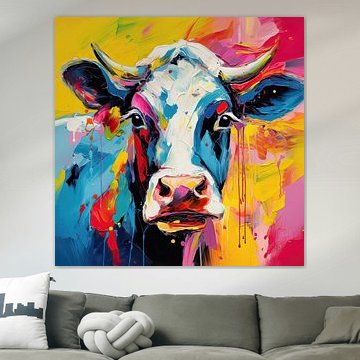 Portrait of a cow by Bert Nijholt