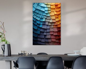 Chalk Rainbow Colours by Digitale Schilderijen