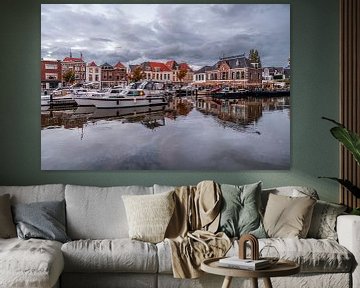 De Haven van Leiden, liggend (0079) van Reezyard