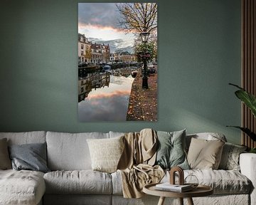 Leiden - Herfst op het Rapenburg (0086) van Reezyard