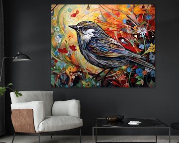 Peinture d'oiseaux sur Art Merveilleux