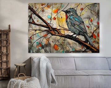 Peinture d'oiseaux sur Art Merveilleux