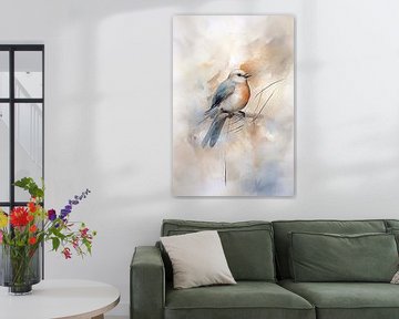 Peinture d'oiseaux sur De Mooiste Kunst