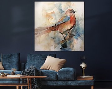 Schilderij Vogels van De Mooiste Kunst