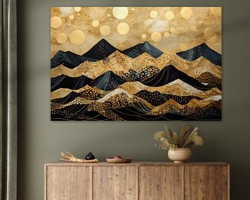 Paysage de montagne abstrait sur Imagine