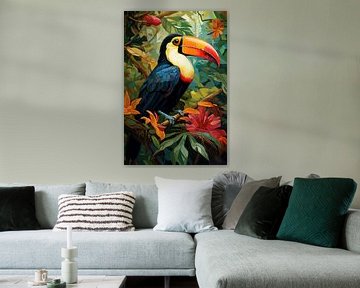 Le toucan tropical sur New Future Art Gallery