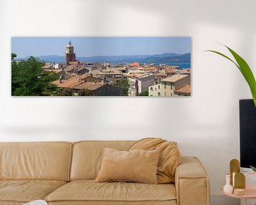 Panorama met Saint-Tropez. van Ralph Rozema