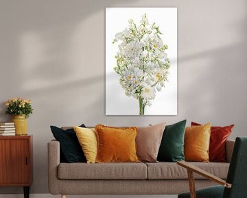 Bouquet blanc sur Klaartje Majoor