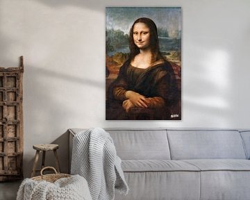 (seksuele humor) Stoute Mona Lisa: de werkelijke reden achter haar glimlach - Da Vinci van Miauw webshop