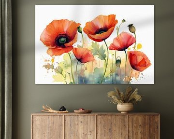 Coquelicots sur Imagine