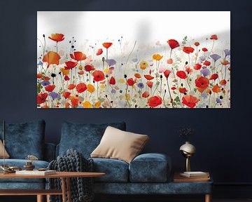 Coquelicots sur Imagine