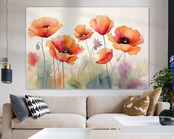 Coquelicots sur Imagine