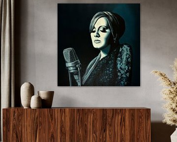 Adele Skyfall schilderij von Paul Meijering